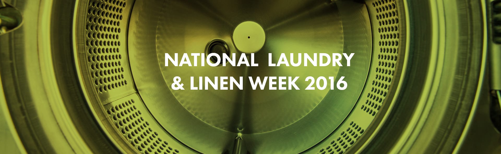 National Laundry & Linen Week 2016 Banner