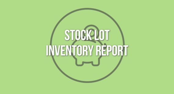 WHOLESALE TOWEL STOCK LOT REPORT