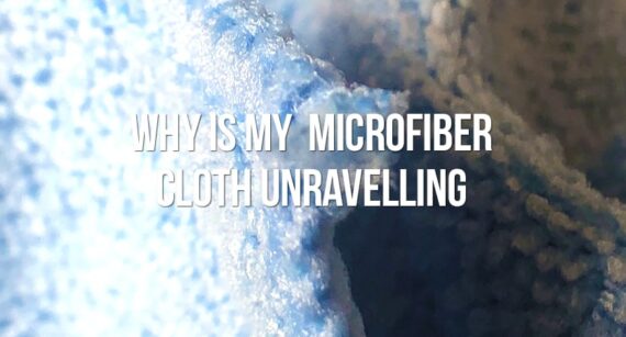 Why are my microfiber cloths unraveling?