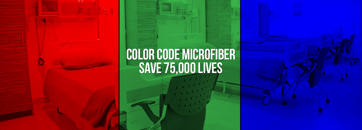 color code microfiber banner