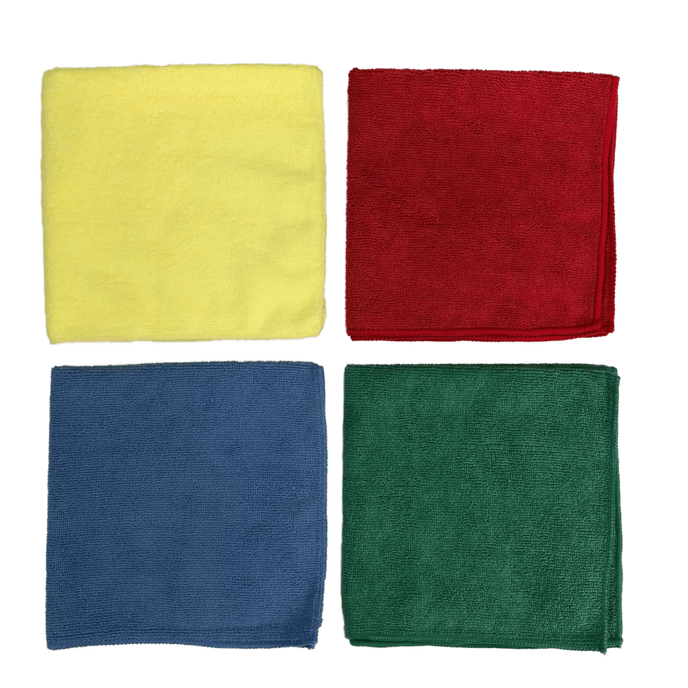 colorful microfiber cloths