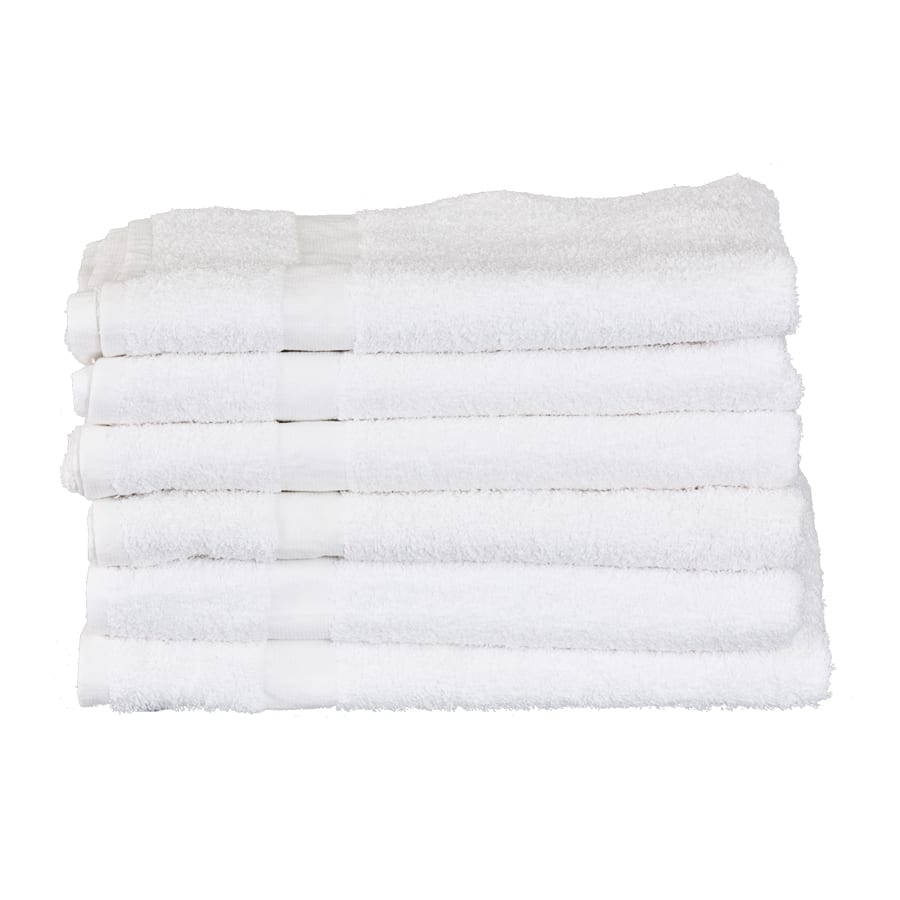 Wholesale 12 X 12 White Wash Cloths 0.75 Lbs