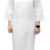 Bib Spun Poly Aprons - White, Bib