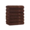 True Color Bath & Hand Towels - Brown, 25" x 52"