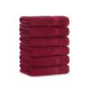 True Color Bath & Hand Towels - Burgundy, 25" x 52"