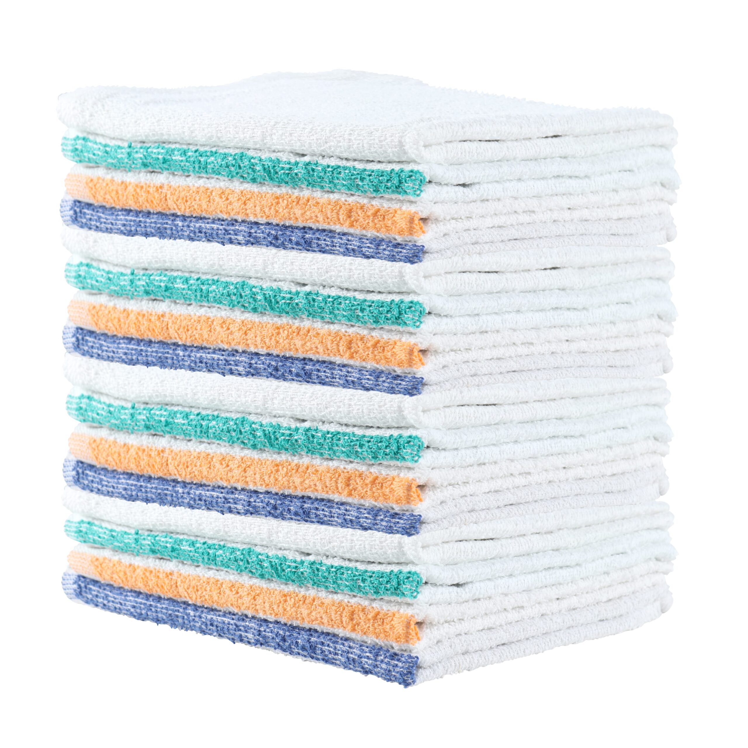 Qwick Wick 12-Piece Bar Mop Towels (Set of 12) Latitude Run Color: Green/White