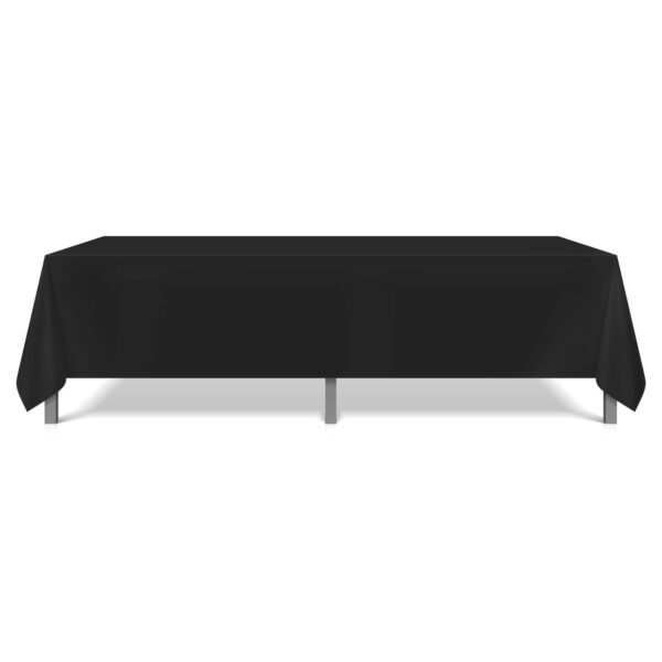 Mariposa Table Linen Black Long