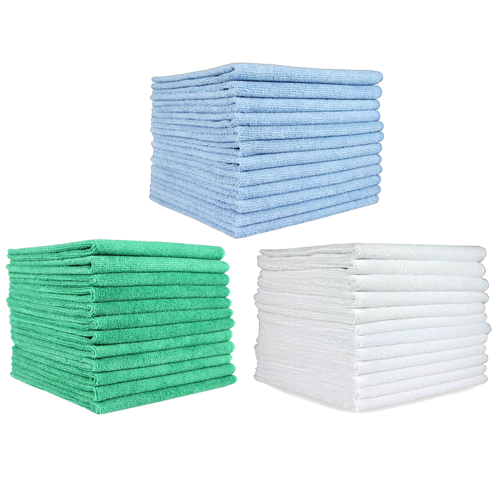 Details about   Micro Fiber Cloths Glass Ceramics Metal Wood  Pack of 5 Clothes Only  12" X 12" 