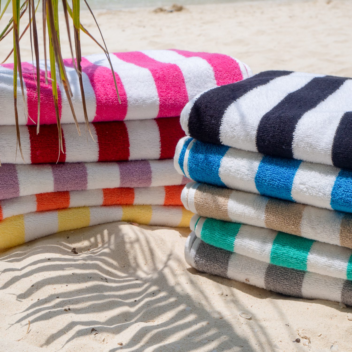Group of Cabana Beach Towels - stacked