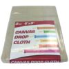 canvas drop cloth - 8oz 6x9