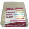 canvas drop cloth - 8oz 9x12