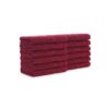 True Color Bath & Hand Towels - Burgundy, 16" x 27"