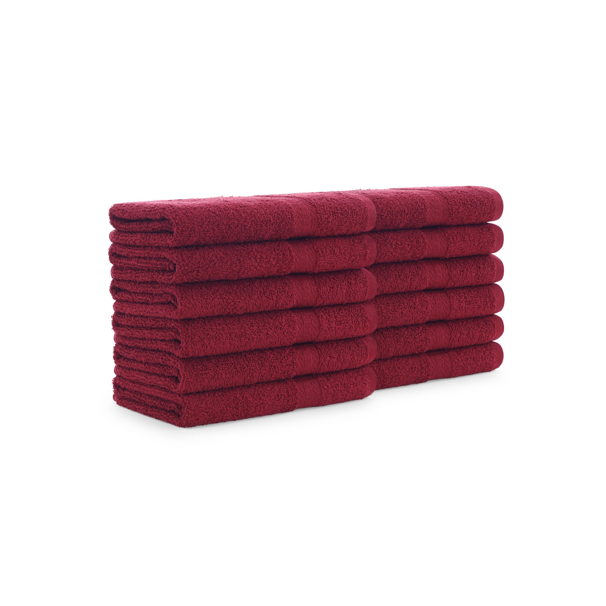 13 Red Stripes Glass Towels - 16 x 27 Thin Cotton Kitchen Towels