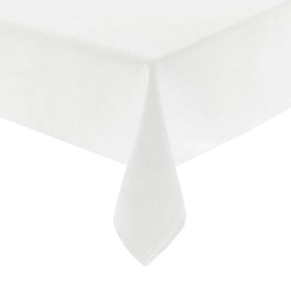 Mariposa Table Linen White Corner Closeup