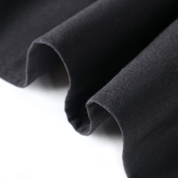 Mariposa Table Linen Black Closeup