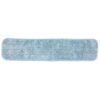 Microfiber Flat Wet Mops - 24", Blue