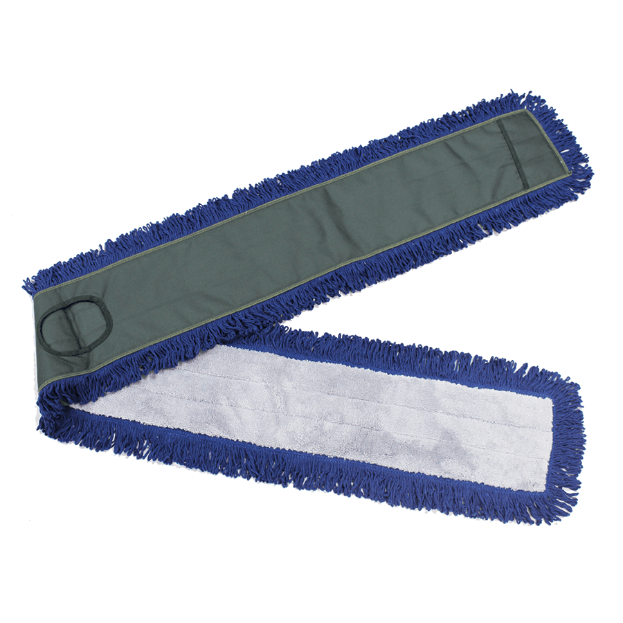 Details about   48" Blue Microfiber Dry Pocket Dust Mop with Canvas Back by MyXOHome 