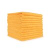 Orange Microfiber Cloths stacked