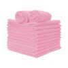 Microfiber Wall Washing Cloth - Pink, 15" x 24", 255 GSM, 59 Grams/Piece