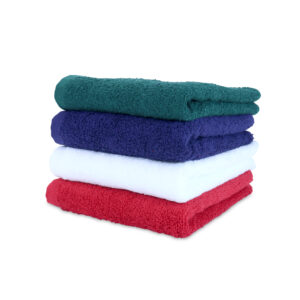 Monarch Brands Monarch Recycled Lint 100% Cotton Huck Towels 25L x 14W  Blue (R-C67-25) 