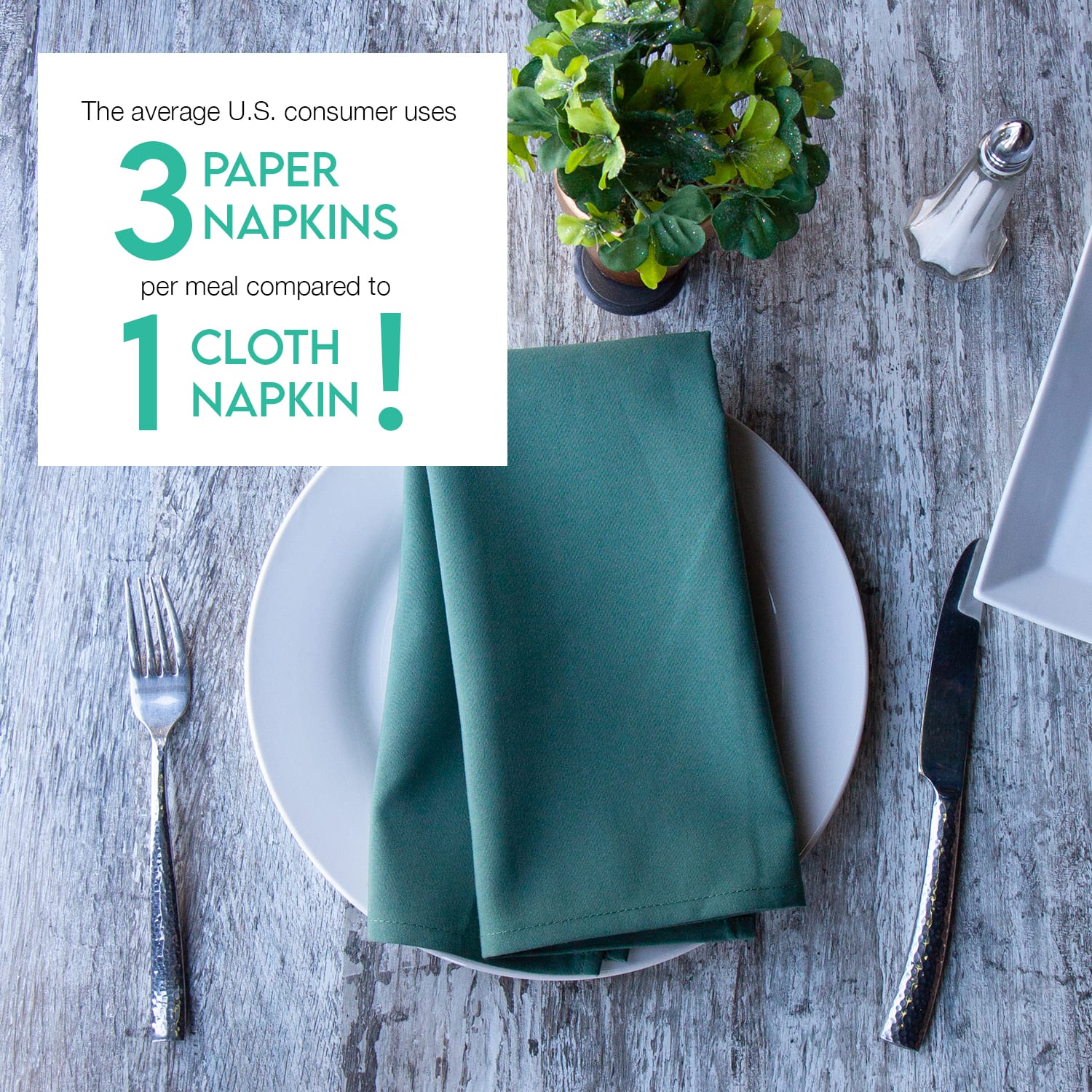 The Benefits of Reusable Napkins VS Paper Napkins - Metro Linen Service