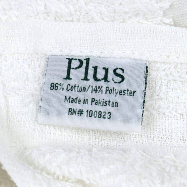 Plus Label closeup