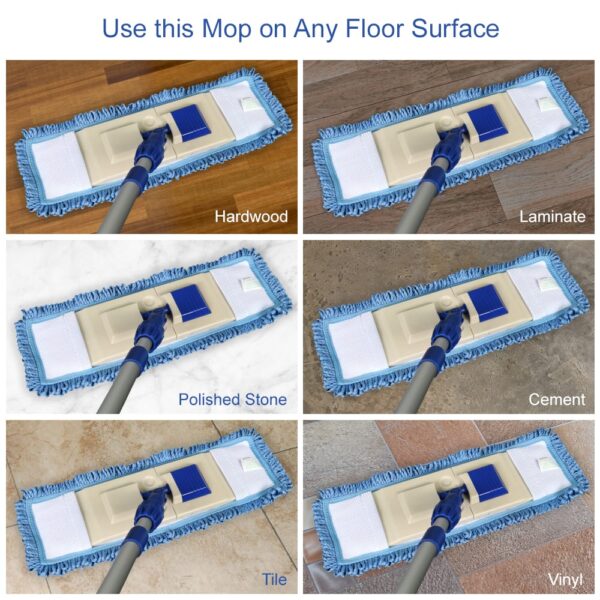 Use pocket mop on any surface