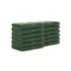 True Color Bath & Hand Towels - Green, 12" x 12"