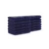 True Color Bath & Hand Towels - Navy, 12" x 12"