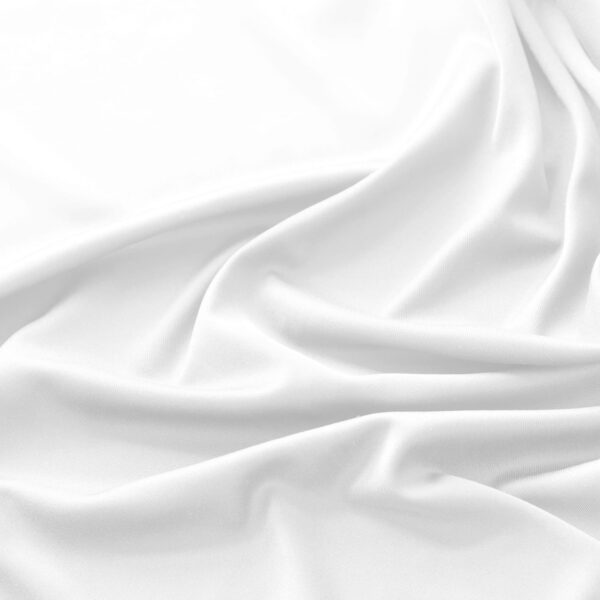 Closeup of white linen sheet