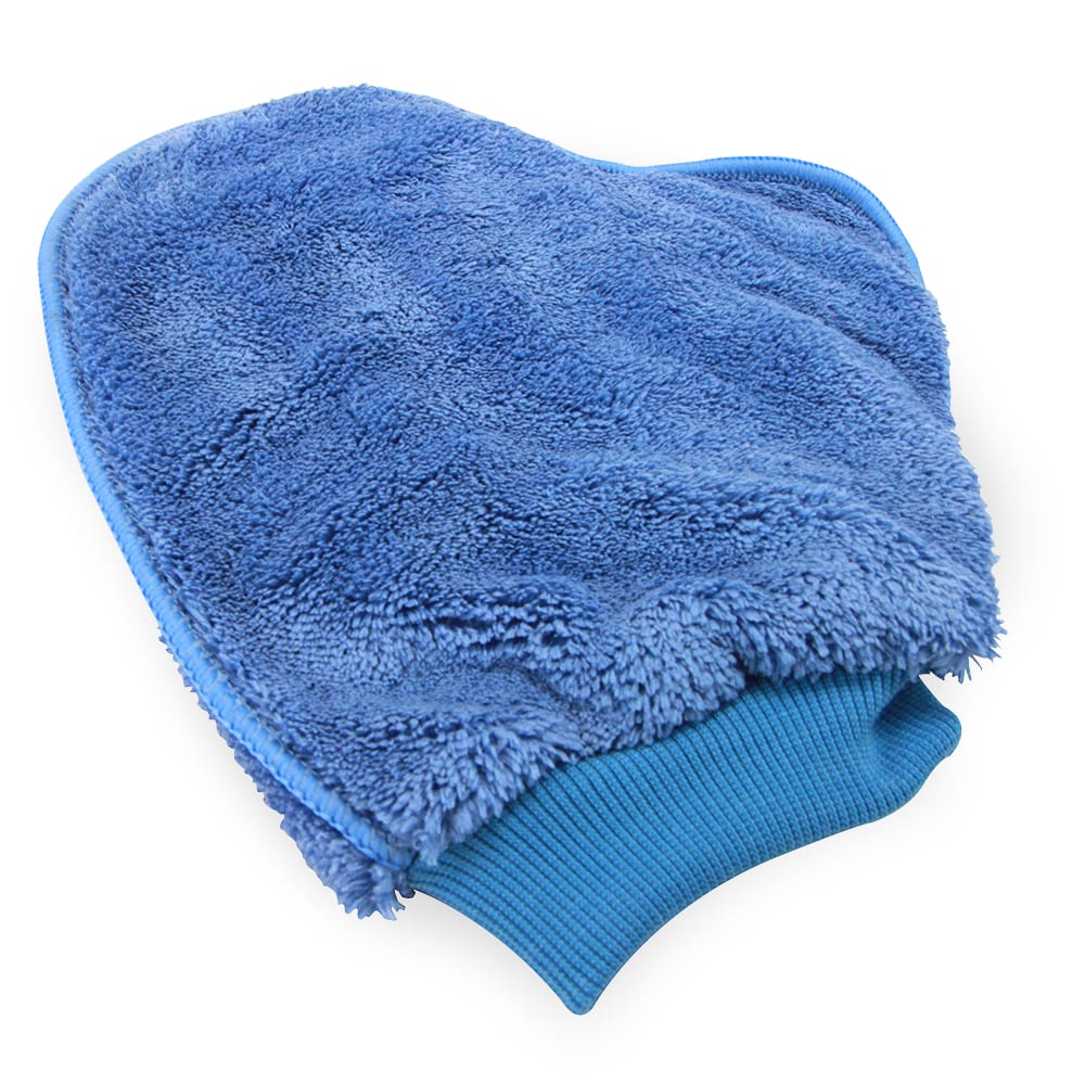 Mundus Microfiber Dish Cloth in Brown and Optic Blue –