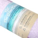 Lilac Clear Water Cabana Towel packaging
