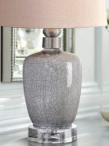 Lamp design made with cheesecloth