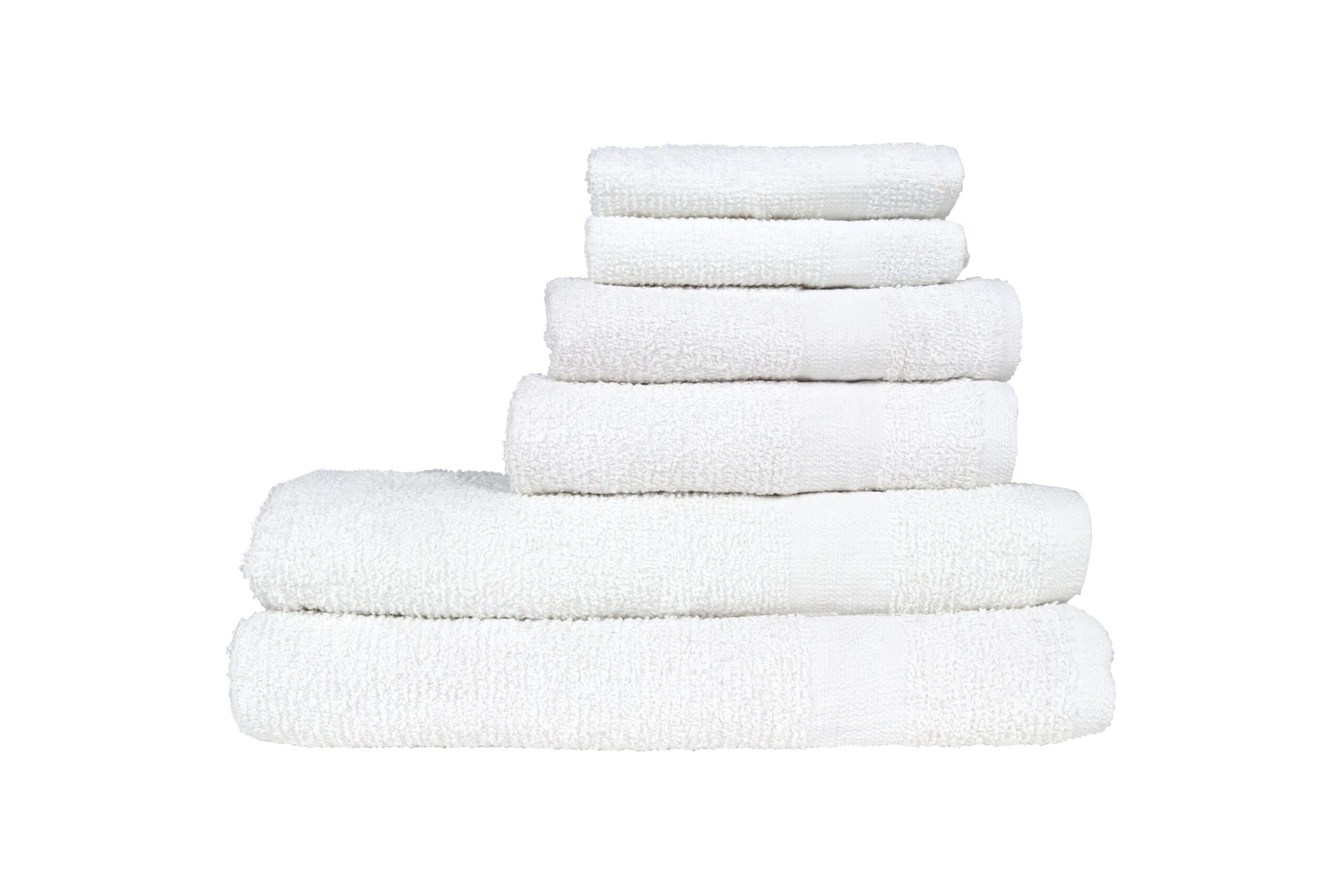 Affordable Wipers Terry Cotton Bar Towels - 6 Rolls of 12 (Doz) Retail Packaging