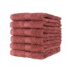 True Color Hand Towels - Brown stacked