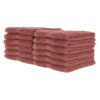 True Color Wash Towels - Brown stacked