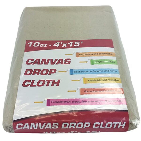 Canvas drop cloth - 10oz 4x15