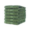 True Color Hand Towels - Green stacked