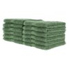 True Color Wash Towels - Green stacked