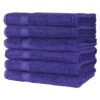 True Color Bath Towels - Navy stacked