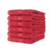 True Color Bath Towels - Burgundy stacked
