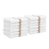 Power Towels - 16" x 27", White with Beige Stripe