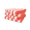 California Cabana Towels - Coral