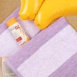 Eco-Friendly Clear Water Cabana Towel - Lilac lifestyle image