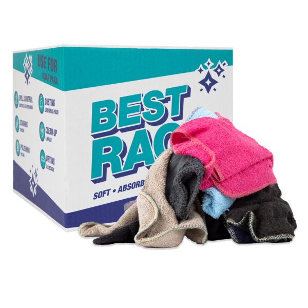 Colored Washcloth Size Wipers