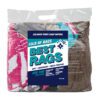 Shop Towel Size Colored Terry Wipers - 50Lb Compressed Bag, 15" x 15" to 20" x 20"