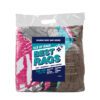 Shop Towel Size Colored Terry Wipers - 5Lb Compressed Bag, 15" x 15" to 20" x 20"