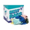 Shop Towel Size Colored Terry Wipers - 5Lb Box, 15" x 15" to 20" x 20"