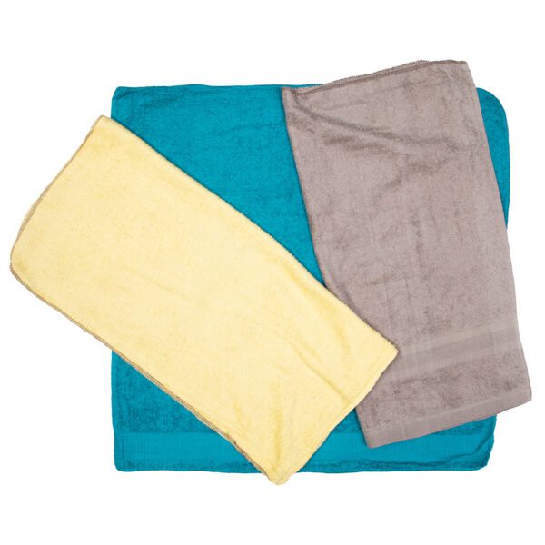 Shop Towel Size Colored Terry Wipers