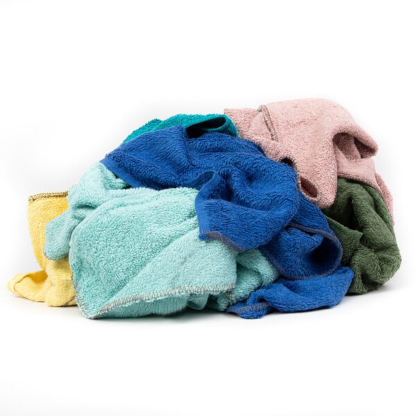 Shop Towel Size Colored Terry Wipers